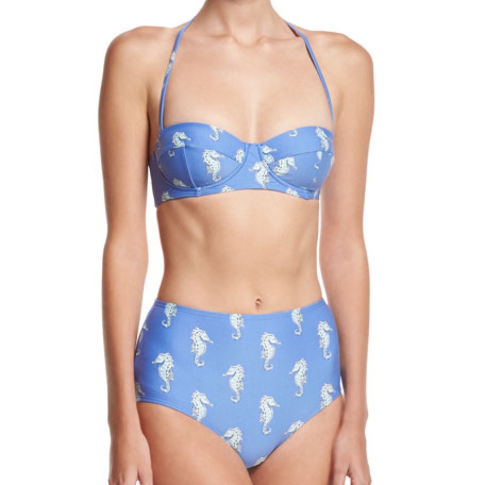Kate Spade Seahorse 2 Piece Swimsuit